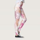 Naadloze Floral Leggings (Rechts)