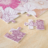 Naadloze Floral Legpuzzel (Zijkant)