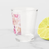 Naadloze Floral Shot Glas (Rechts)