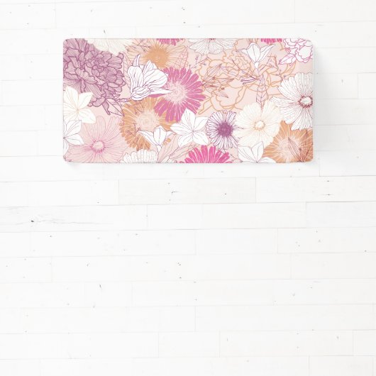 Naadloze Floral Spandoek (Insitu)