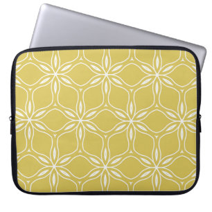 Naadloze florale geometrische patronen. Textielvin Laptop Sleeve