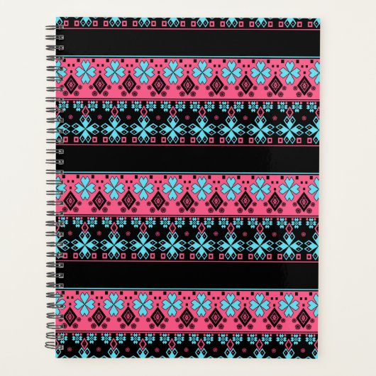 Naadloze folk voor sierdoeleinden planner (Voorkant)