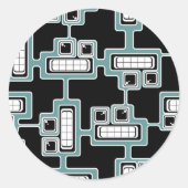 Naadloze Futuristische Stickers (Voorkant)