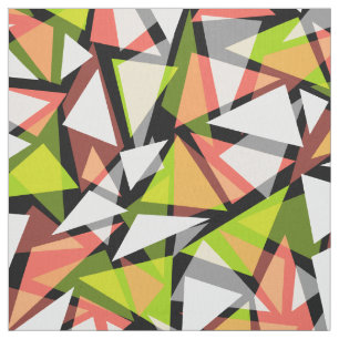 Naadloze geometrische driehoeken vormen patroonmoz stof
