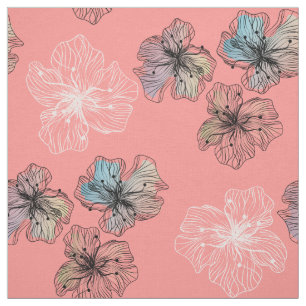 Naadloze gevlekte bloemen abstract moderne pa stof
