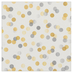 Naadloze Gold- en Silver-Confetti Stof