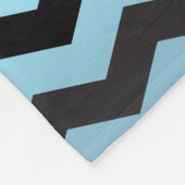 Naadloze gradiënt Chevron Pattern op Baby Blue Fleece Deken (Hoek)