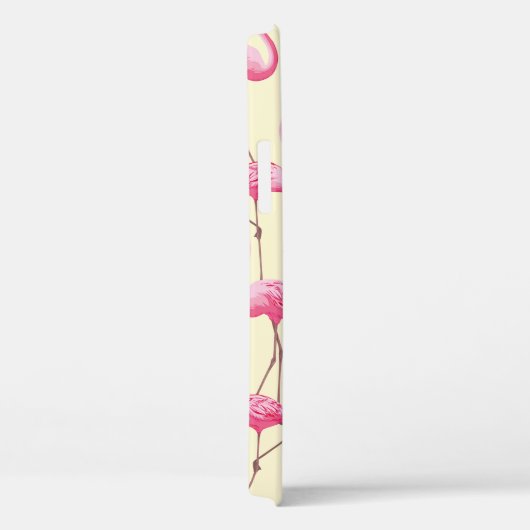  naadloze grafische, realistische flamingvogel Case-Mate iPhone case (Achterkant / Rechts)