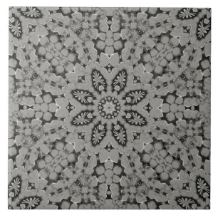 Naadloze grijze keramische Tegel Tegeltje