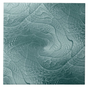 Naadloze groene decoratieve keramische Tegel Tegeltje