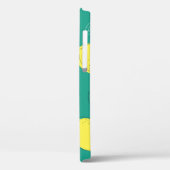 Naadloze handgetekende leemon met lederen patroon  Case-Mate iPhone case (Achterkant / Links)