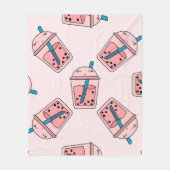 Naadloze heldere zeepbel van theevruchten zomer dr fleece deken (Voorkant)