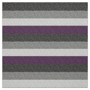 Naadloze herhaalde aseksuele pride Pixelvlag Stof