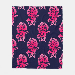 naadloze Indiase mughale bloemmolen met achtergron Fleece Deken