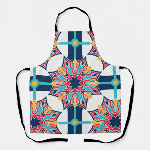 Naadloze islamitische kunst kleurrijk schort