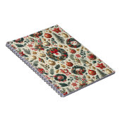 Naadloze Kerstmisdecoratie Notitieboek (Rechterzijde)