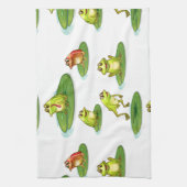 Naadloze kikkers theedoek (Verticaal)