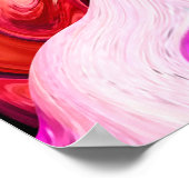 Naadloze kleurige marmertextuur, abstract patroon poster (Hoek)