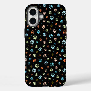 Naadloze kleurloze kleine dog pogen iPhone 16 plus hoesje