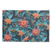 Naadloze Kussensloop van het florale papierpatroon (Achterkant)