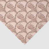 Naadloze Lincoln Penny Pattern - Kopermunten Tissuepapier (Detail)