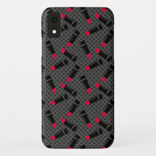 Naadloze lippenvormgeving patroon design iPhone XR hoesje