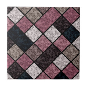 Naadloze marmerbare graniettegelplaat retro tegeltje