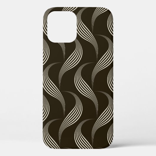  naadloze monochrome versiering met Case-Mate iPhone case (Achterkant)