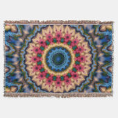 Naadloze mozaïekkaleidoscoop abstract modern deken (Voorkant)