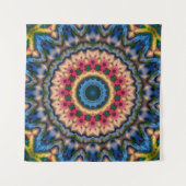 Naadloze mozaïekkaleidoscoop abstract modern wandkleed (Voorkant)