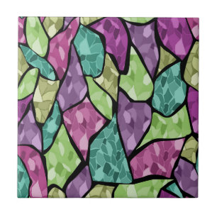 Naadloze mozaïekkaleidoscoop abstracte tegeltje