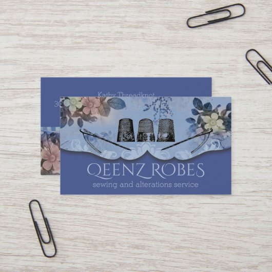  naadloze naadbordjes visitekaartje (Voorkant / Achterkant in situ)