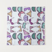 naadloze onderkleding van het patroon: remmen en  wandkleed (Voorkant (horizontaal))