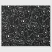 Naadloze orchidee cattleya bloemen tropisch cadeaupapier (Vlak)