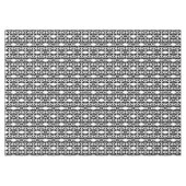 Naadloze ornamentale witte decoratie tafelkleed (Voorkant (Horizontaal))