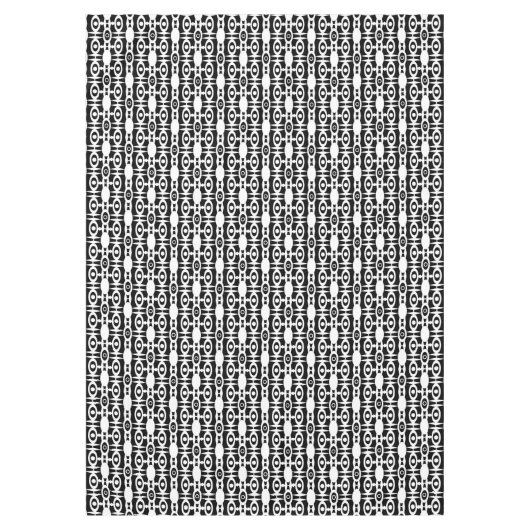 Naadloze ornamentale witte decoratie tafelkleed (Voorkant)