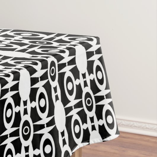 Naadloze ornamentale witte decoratie tafelkleed (Voorbeeld)