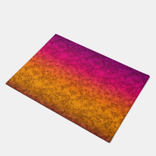 Naadloze ornamentroze paarse gist deurmat (Schuin)