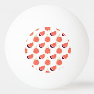 Naadloze paarse vijg: kleurrijk patroon pingpongballen