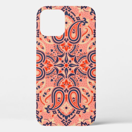 Naadloze paisley:  patroonontwerp. Case-Mate iPhone case (Achterkant)