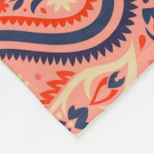 Naadloze paisley: patroonontwerp. fleece deken (Hoek)
