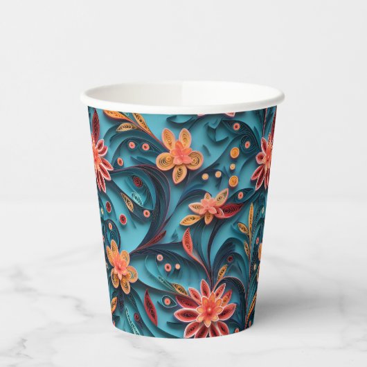 Naadloze papieren papierbak papieren bekers (Links)