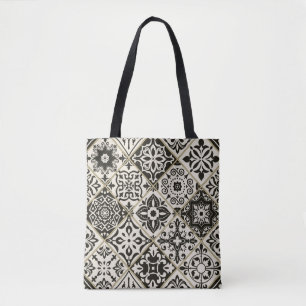 Naadloze patchwork-tegel met islam, Arabisch, Indi Draagtas