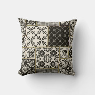 Naadloze patchwork-tegel met islam, Arabisch, Indi Kussen