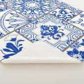 Naadloze patchwork-tegel met Victoriaans motieven. Sherpa Deken (3/4)