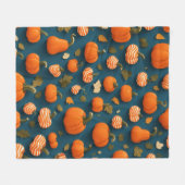 Naadloze patronen fleece deken (Voorkant (Horizontaal))