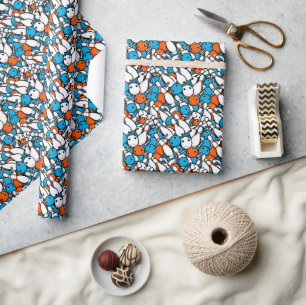 Naadloze Patroon Bowling Sport Cadeaupapier