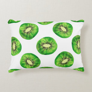 naadloze patroon kiwi illustratiehand dr accent kussen