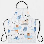 Naadloze patrooncutat schort (Voorkant)