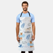 Naadloze patrooncutat schort (Gedragen)